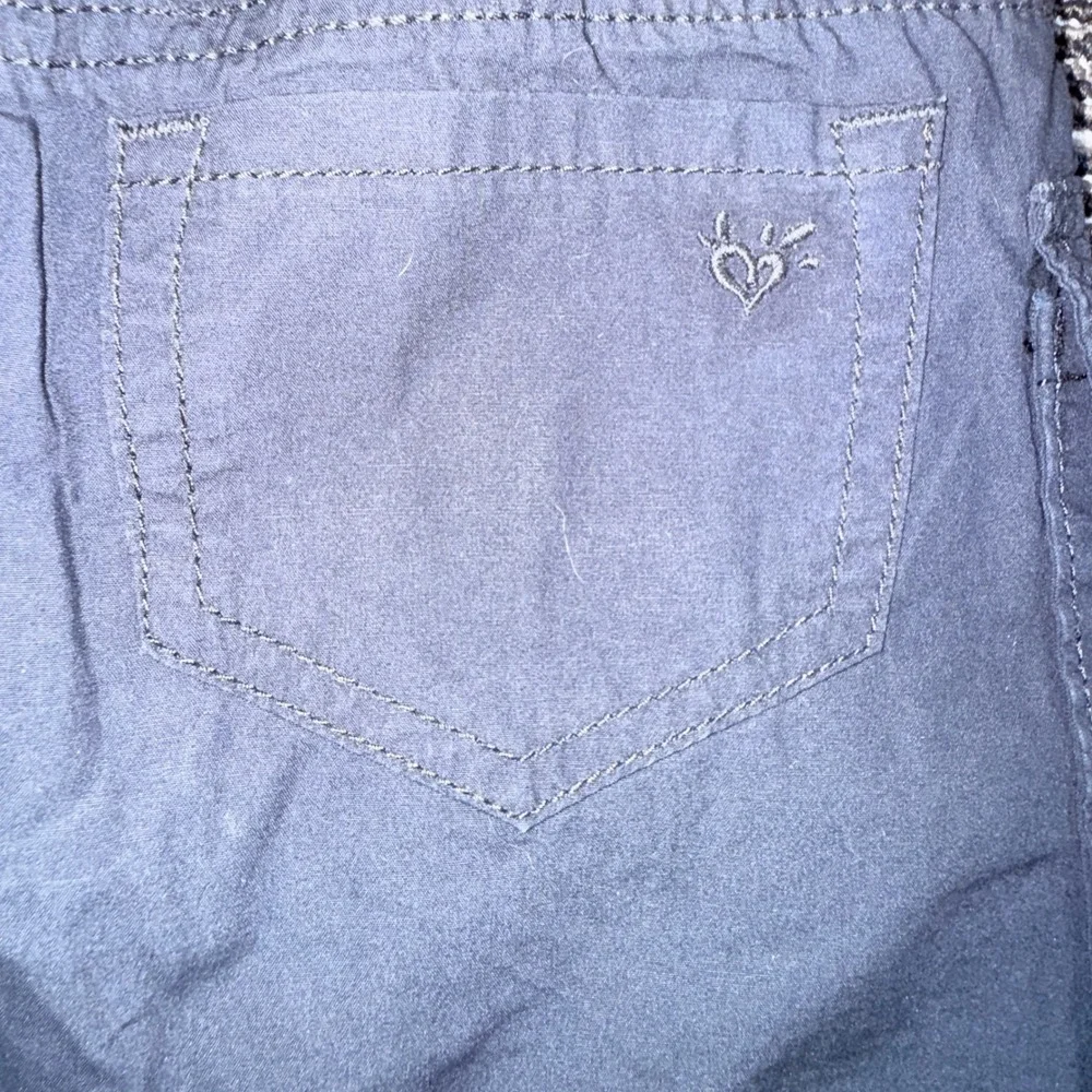 Justice Cargo Skort Girls 7 Slim New Black Belted Utility Denim Skirt